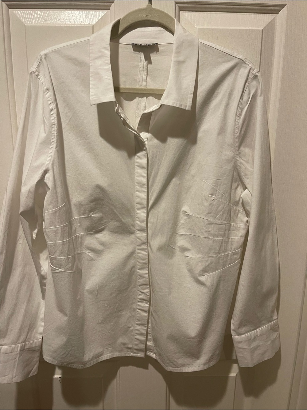NIC+ZOE | White Button-Up Dress Shirt | XL